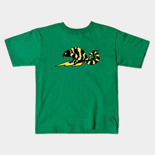 Chameleon logo Kids T-Shirt by Jamspeed